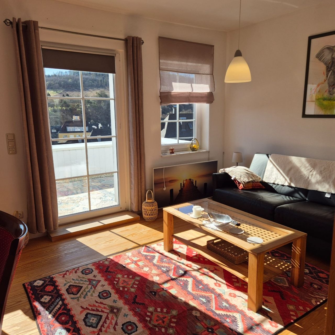 Wohnzimmer der Ferienwohnung